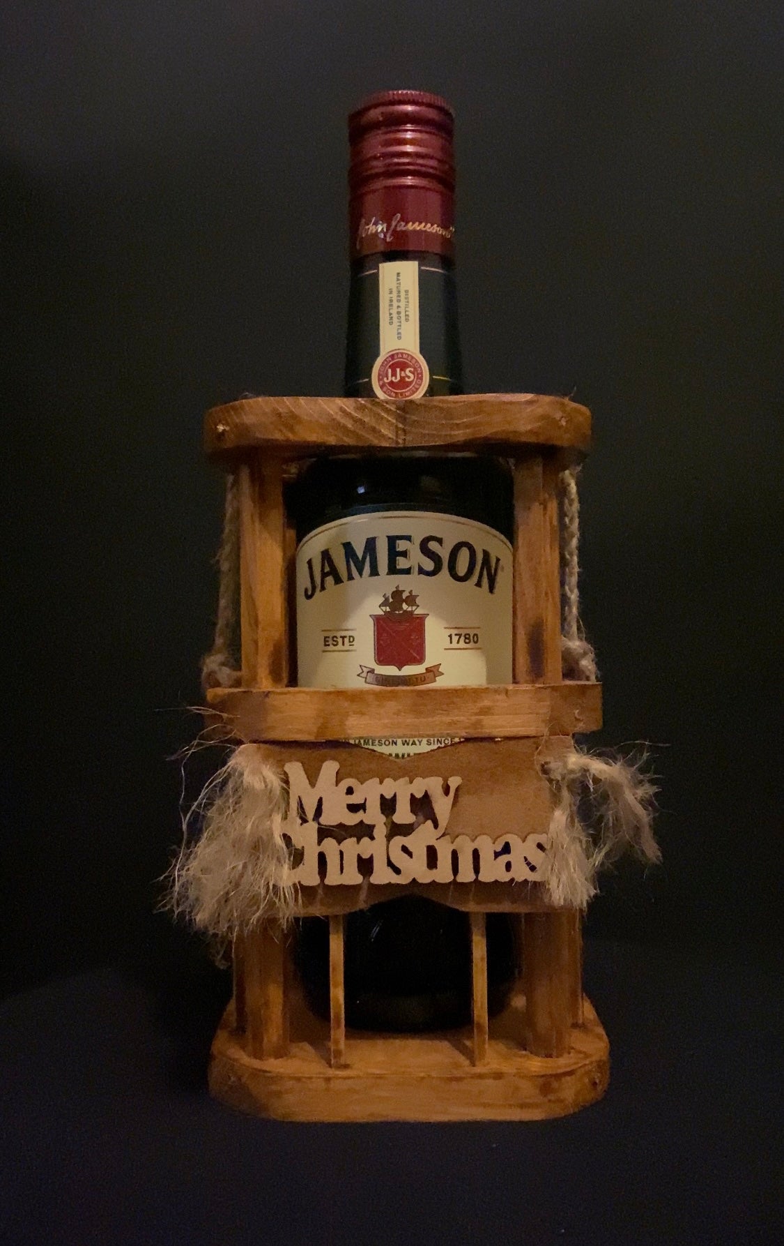 Christmas handmade bottle holder small style 3