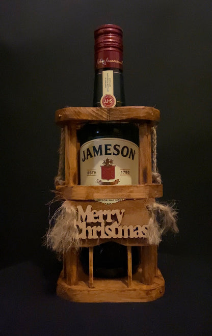 Christmas handmade bottle holder small style 3